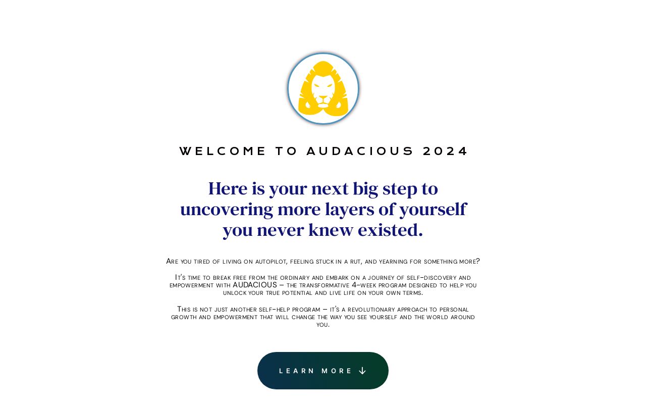 AUDACIOUS 2024